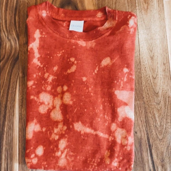 Red Bleached Shirt - Picture 1 of 2